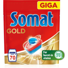Таблетки для миття посуду в посудомийній машині Somat Gold, 70 таблеток
